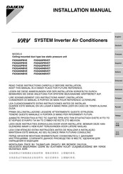 Daikin VRV FXDQ40NBVET Manual De Instalación