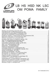 Tsurumi Pump NK Serie Puesta En Marcha E Instrucciones De Funcionamiento