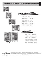Alto-Shaam COMBITHERM CT PROformance CTP10-20G Manual De Mantenimiento Técnico