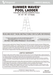 Polygroup 36 POOL LADDER Manual Del Usuario