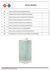 Marco Mammoliti DINA 80X80 Manual De Instalación, Uso Y Mantenimiento