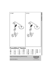 Grohe Power&Soul 27907 Manual De Usuario