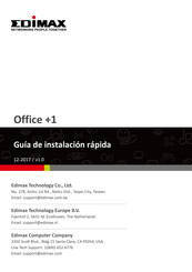 Edimax Office +1 Guía De Instalación Rápida