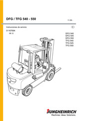 Jungheinrich TFG 550 Instrucciones De Servicio