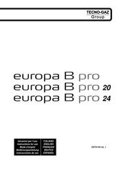 Tecno-gaz europa B pro 24 Instrucciones De Uso