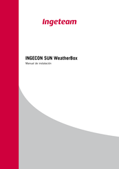 Ingeteam Ingecon Sun WeatherBox AAX7038 Manual De Instalación