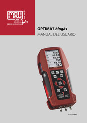 mru OPTIMA7 biogás Manual Del Usuario