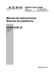 KERN EOB 60K20M Manual De Instrucciones