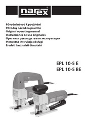 Narex EPL 10-5 BE Instrucciones De Uso Originales