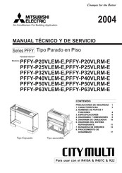 Mitsubishi Electric CITY MULTI PFFY-P20VLRM-E Manual Técnico Y De Servicio