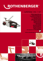 Rothenberger SUPERTRONIC 1250 Instrucciones De Uso