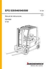 Jungheinrich EFG 540 Manual De Instrucciones