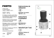 Festo LR-1/8-G Instrucciones De Utilizacion