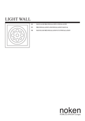 noken LIGHT WALL Manual De Pre-Instalación E Instalación