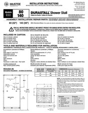 Mustee DURASTALL 80 Instrucciones Para La Instalación