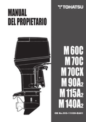 TOHATSU M 70CX Manual Del Propietário