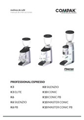 Compak K-3 Elite Manual De Instrucciones