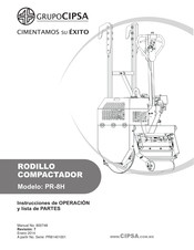 CIPSA PR-8H Manual De Instrucciones De Operación Y Lista De Partes