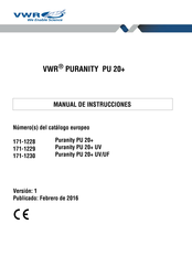 VWR 171-1228 Manual De Instrucciones