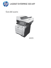 HP LASERJET ENTERPRISE 500 Serie Guia Del Usuario