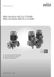 Wilo VeroTwin-DPL Instrucciones De Instalación Y Funcionamiento