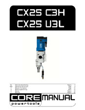 CORE powertools CX25 C3H Manual De Uso