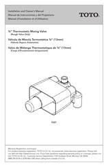 Toto TSST Manual De Instrucciones Y Del Propietario