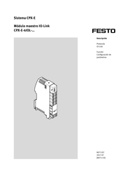 Festo CPX-E-4IOL Serie Manual Del Usario