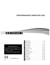 Concept2 PM3 Manual De Uso