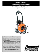 General Pipe Cleaners Sewerooter T-3 Manual De Uso