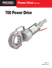 RIDGID Power Drive 700 Manual Del Usario