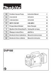 Makita DVP180 Manual De Instrucciones