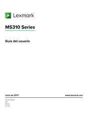 Lexmark MS310 Serie Guia Del Usuario