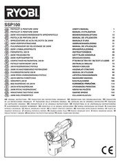 Ryobi SSP100 Manual De Utilización