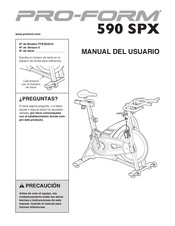 Pro-Form 590 SPX Manual Del Usuario