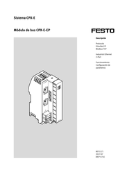 Festo CPX-E-EP Serie Manual Del Usario