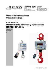 KERN HUS150K50 Manual De Instrucciones