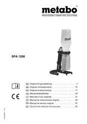 Metabo SPA 1200 Manual De Instrucciones