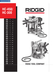 RIDGID HC-300 Manual De Uso