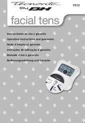 BH FITNESS Tecnovita YR10 FACIAL TENS Instrucciones De Uso Y Garantía