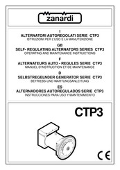 zanardi CTP3 Instrucciones Para Uso Y Mantenimiento