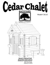 Backyard Discovery Cedar Chalet Manual Del Propietario Y Instrucciones De Montaje