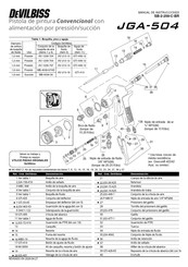 Devilbiss JGA-504 Manual De Instrucciones