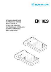 Sennheiser EKI 1029 Instrucciones Para El Uso