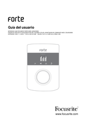 Focusrite Forte MOAF0002 Guia Del Usuario