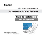 Canon ScanFront 300eP Guia De Instalacion