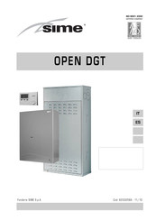 Sime OPEN DGT 25 BF E Manual De Usuario