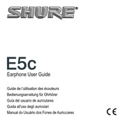 Shure E5c Guia Del Usuario
