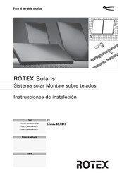 Rotex Solaris V21P Instrucciones De Instalación