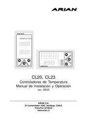 Arian CL23 Manual De Instalación Y Operación